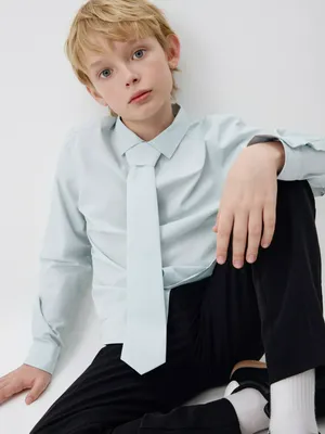 Школьная рубашка с галстуком SELA, арт. 34503