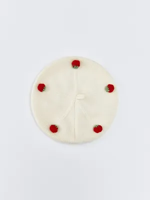 Вязаный берет SELA для девочек, арт. 34509
