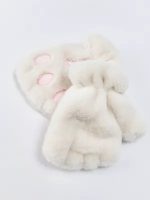 Sela Меховые митенки для девочек, арт. 34538