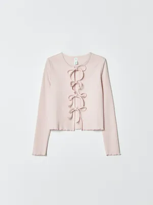 Трикотажный кардиган для девочек SELA, арт. 34539