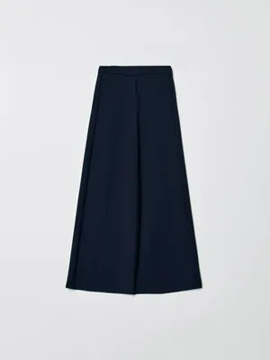 Трикотажные широкие брюки Sela для девочек, арт. 34563