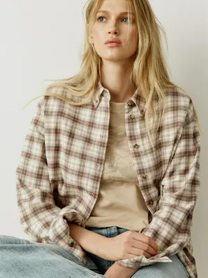 Рубашка оверсайз SELA, арт. 34646