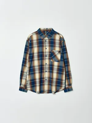 Фланелевая рубашка Sela в клетку, арт. 34659