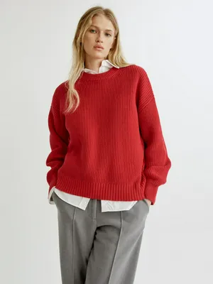 Вязаный джемпер SELA оверсайз, арт. 34665