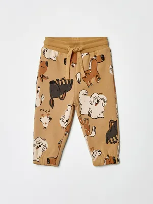 Утепленные джоггеры Sela с принтом для малышей, арт. 34671