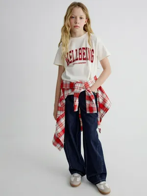 Джинсы Baggy SELA для девочек, арт. 34816