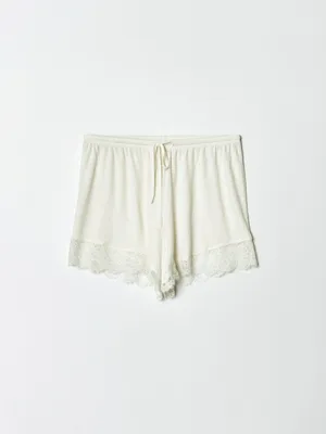 Домашние шорты Sela с кружевом, арт. 34821