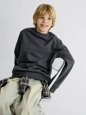 Детский базовый свитшот оверсайз SELA, арт. 34824