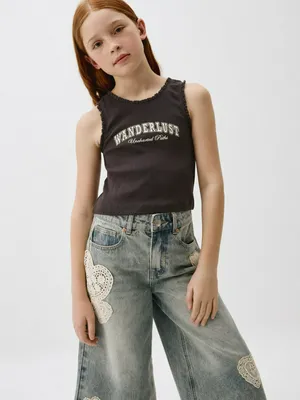 Майка с принтом для девочек, арт. 3493