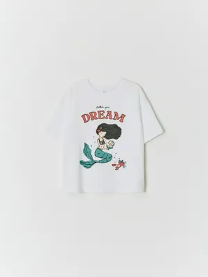 Футболка с принтом для девочек, арт. 3494