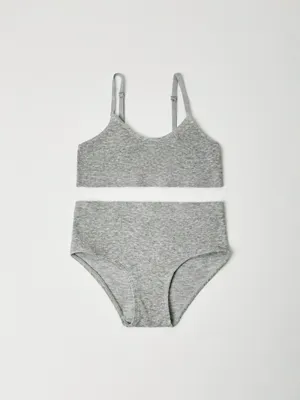 Набор из топа и трусов-шортиков для девочек, арт. 3501