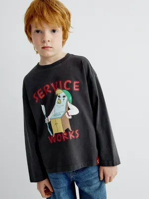 Лонгслив детский SELA x Союзмультфильм, арт. 35024