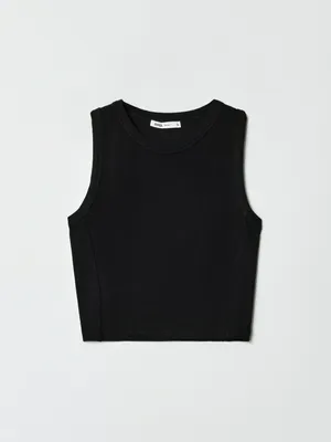 Укороченный Топ Sela в рубчик, арт. 35038