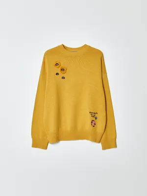 Джемпер SELA с вышивкой Союзмультфильм, арт. 35062