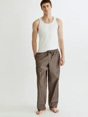 Домашние брюки из хлопка SELA, арт. 35069