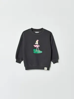 Свитшот SELA x Союзмультфильм для девочек, арт. 35138