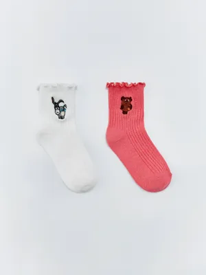 Набор носков для девочек Sela Союзмультфильм, арт. 35139