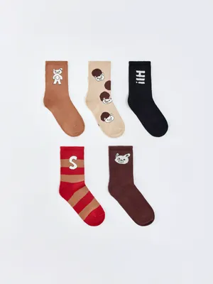 Набор детских носков SELA, 5 пар, арт. 35156