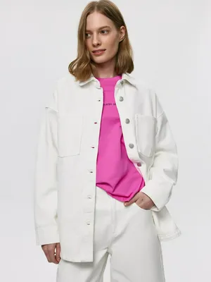 SELA Джинсовая рубашка оверсайз, арт. 35233