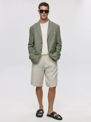 Шорты из льна Sela, арт. 35243