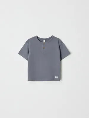 Базовая футболка на пуговицах для мальчиков, не указан, арт. 3537