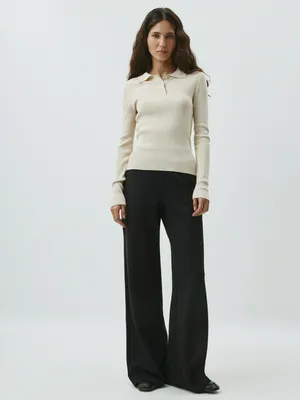 Трикотажные широкие брюки Sela, арт. 35411