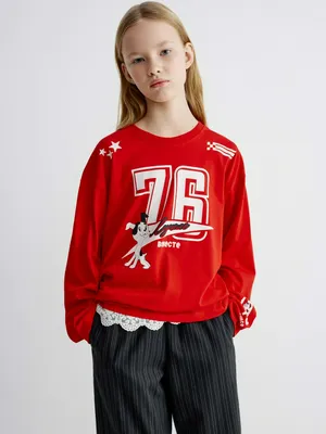 Лонгслив Sela x Союзмультфильм с вышивкой, арт. 35425