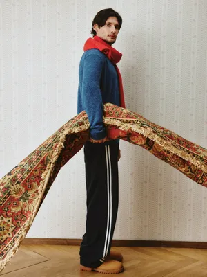 Брюки из футера с лампасами, арт. 3543