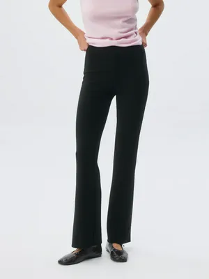 Брюки клеш из трикотажа, арт. 3545