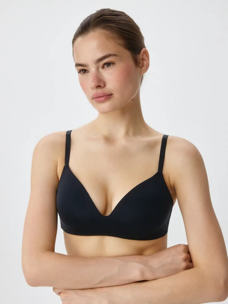 Базовый бюстгальтер без косточек, черный, арт. 3547