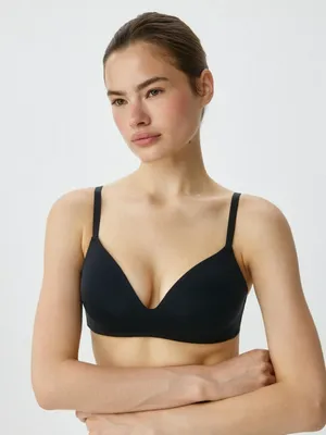 Базовый бюстгальтер без косточек, черный, арт. 3547