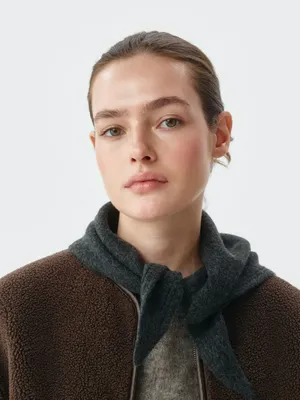 Вязаная косынка с содержанием шерсти, арт. 3553