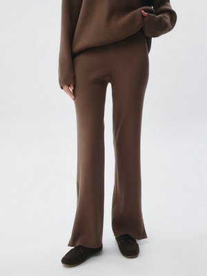 Вязаные брюки в рубчик, арт. 3560