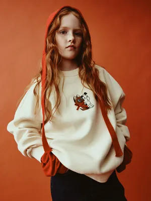 Свитшот для девочек SELA x Союзмультфильм с принтом, арт. 35621