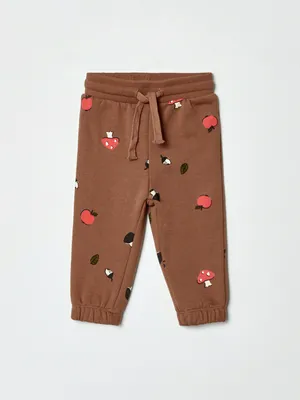Утепленные джоггеры SELA с принтом для малышей, арт. 35635