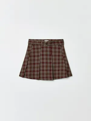 Юбка-шорты SELA в клетку, арт. 35774