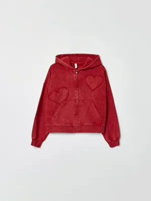 Толстовка оверсайз SELA с аппликацией, арт. 35785