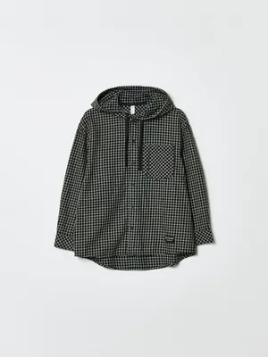 Рубашка с капюшоном для мальчиков SELA, арт. 35799