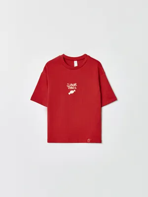 Футболка Sela оверсайз с принтом, арт. 35821