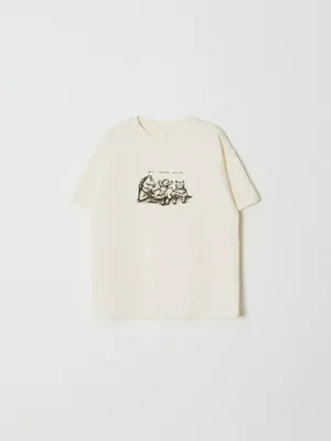 Футболка оверсайз с принтом для мальчиков, арт. 3623