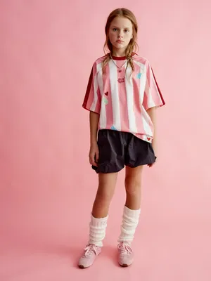 Футболка оверсайз Sela для девочек, арт. 36281