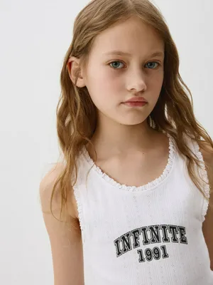 Майка с принтом для девочек, арт. 3630