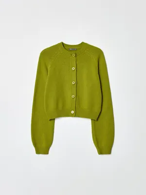 Вязаный укороченный кардиган SELA, арт. 36482