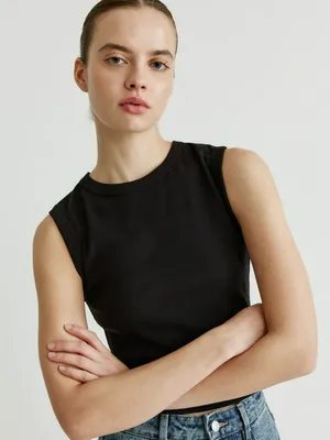 Базовый топ в рубчик SELA, арт. 36490