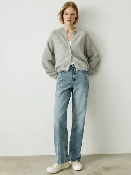 Джинсы SELA 411 Wide Leg, голубой, арт. 36618