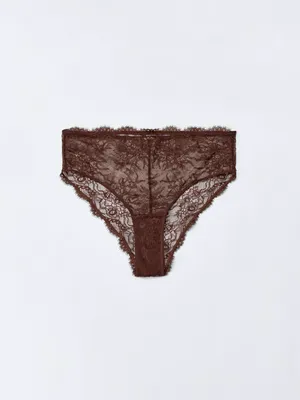 Трусы-слипы из кружева, арт. 36642