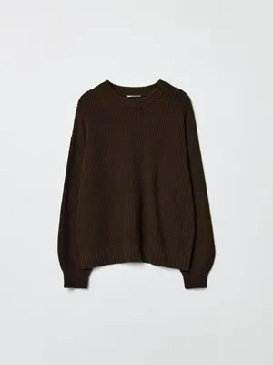 SELA Базовый вязаный джемпер оверсайз, арт. 36643