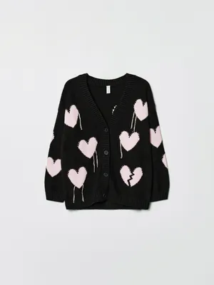 Кардиган SELA оверсайз с принтом, арт. 36654