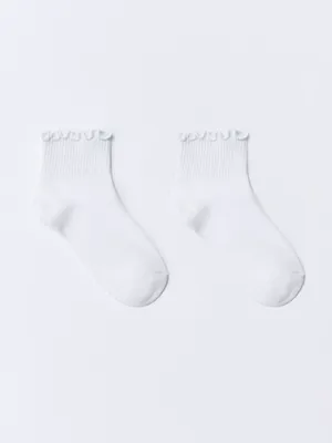 Носки SELA короткие в рубчик, арт. 36662