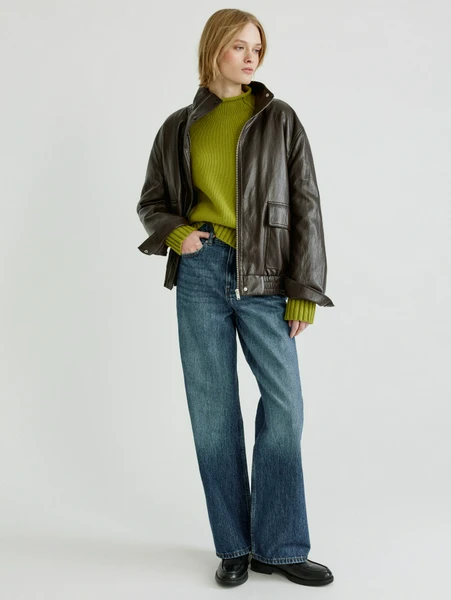 Джинсы Sela Wide Leg 411, синий, арт. 36683